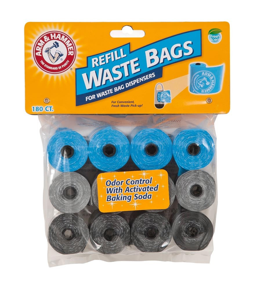 Arm & Hammer Disposable Waste Bag Refill - 180 pack